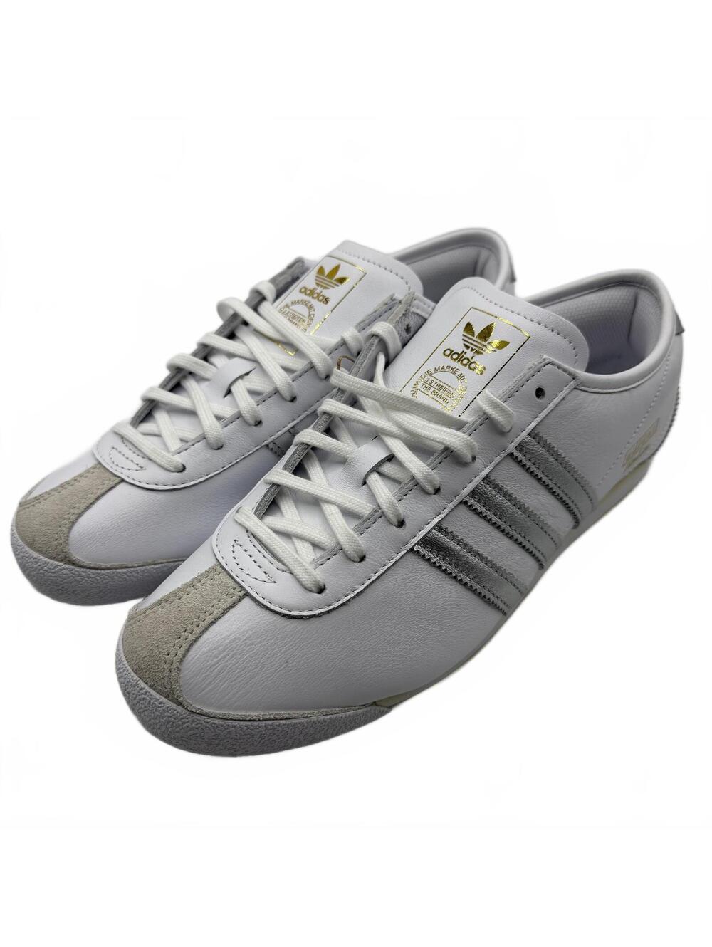 adidas Originals Italia 70s White Silver Metallic JQ9070 Women Size 10 - Picture 1 of 16
